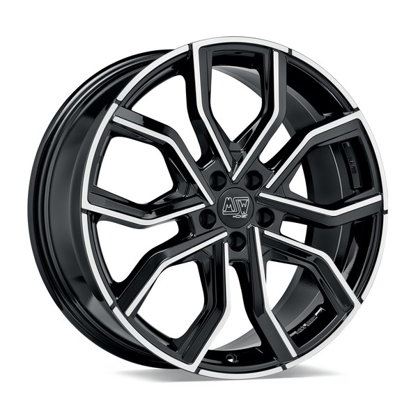 MSW 41 GLOSS BLACK FULL POLISHED 20X8,5 114,30X5 ET45