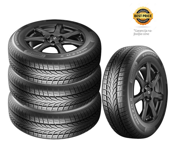 Zimski komplet 4x Alu platišča + Point S Winterstar 4 XL 215/60 R16 99H