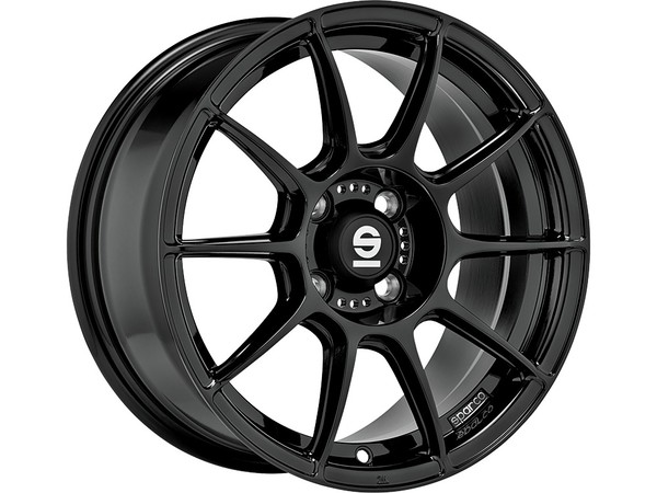 SPARCO FF 1 GLOSS BLACK 15X7 100,00X4 ET25