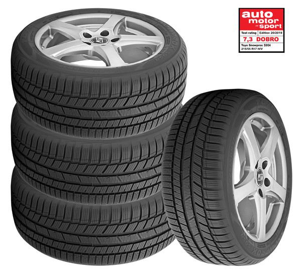 Zimski komplet 4x Alu platišča + 4x Toyo Snowprox S954 235/65 R17 108V