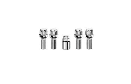 Varnostni vijaki Bimecc M14x1,5x45, polkrožni, set