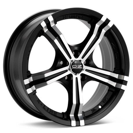 OZ Power Matt Black 17X8 114,30X5 ET45