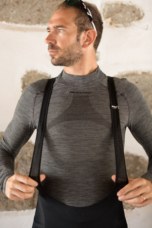 Aktivna majica SANTINI LANA Baselayer XL siva