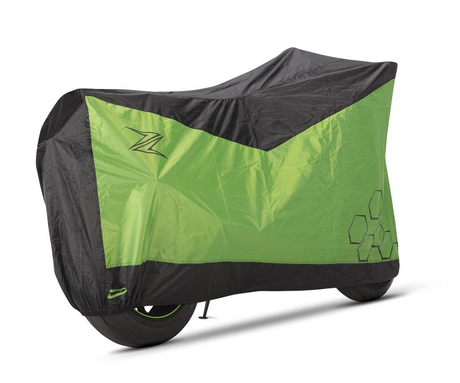 Prevleka za motor zunanja Kawasaki black/ green