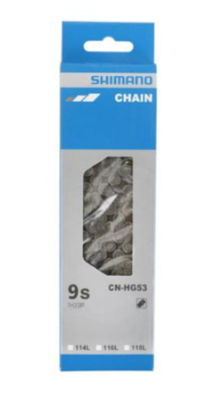 SHIMANO VERIGA CN-HG53 115 LINKS, 9 PRESTAV