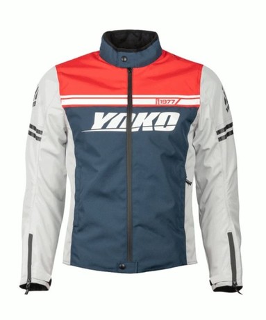 JAKNA MOTORISTIČNA GARTSA YOKO 2022 GRAY/NAVY/RED M