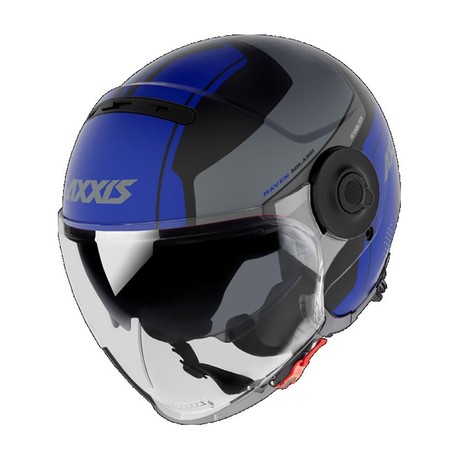MOTORISTIČNA ČELADA JET helmet RAVEN SV ABS AXXIS (XXL)