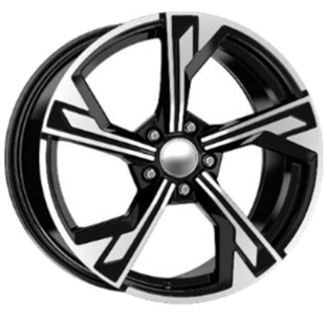 S WHEELS AUDI 6 BLACK DIAMOND 18X8 112,00X5 ET43