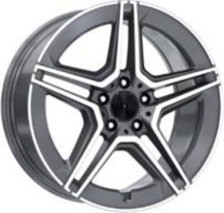 S WHEELS MERCEDES 3 GUN METAL DIAMOND 18X8 112,00X5 ET43